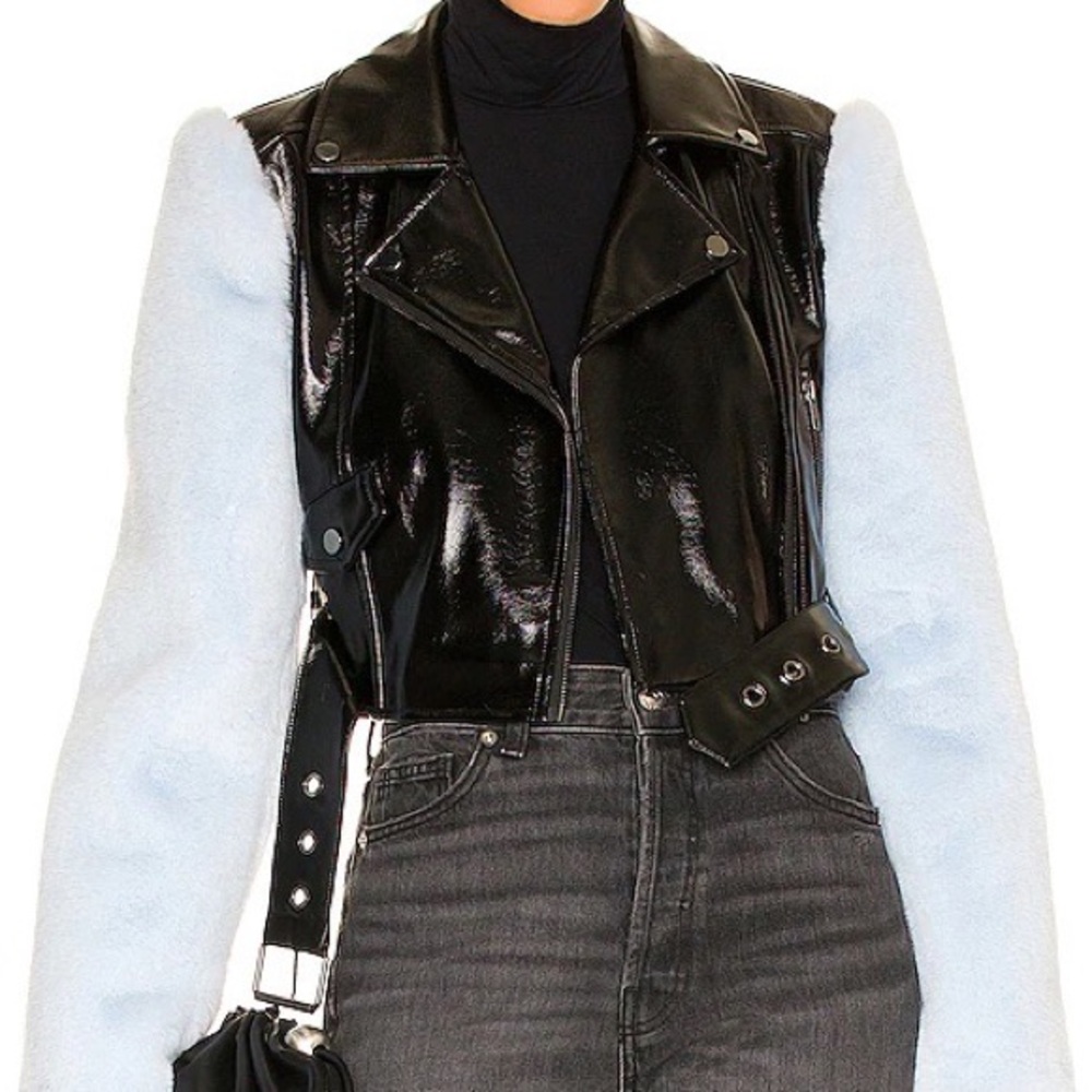 Camila Coelho Florencio Moto Jacket